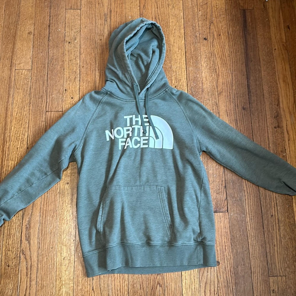 Women’s Northface Army Green Hoodie